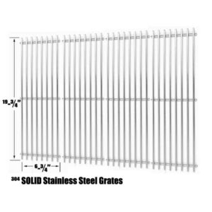 REPAIR PARTS FOR CHAR-GRILLER 4000, 3001, 3030, 3725, 3030 GAS GRILL MODELS, SET OF 4 STAINLESS STEEL COOKING GRIDS