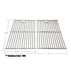 REPAIR PARTS FOR GREAT OUTDOORS 7000, 7000H, 1000, 1000K, 7000N, 7000W GAS GRILL MODELS, STAINLESS STEEL COOKING GRIDS, SET OF 2
