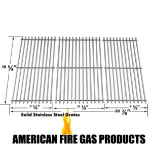 REPAIR PARTS FOR ACADEMY SPORTS B10SR10-C, BQ05046-6A, BQ05037-2, BQ06042-1 GAS GRILL MODELS, 3 PACK STAINLESS STEEL COOKING GRIDS