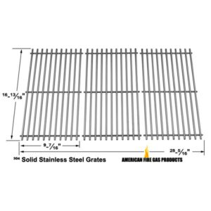 REPAIR PARTS FOR ACADEMY SPORTS SRGG51112A, SRGG51112, SRGG51204A GAS GRILL MODELS, STAINLESS STEEL COOKING GRIDS, SET OF 3