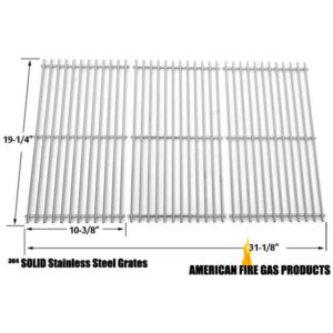 REPAIR PARTS FOR AMANA AM33, AM33 (2007), AM33 (2006) GAS GRILL MODELS, STAINLESS STEEL COOKING GRIDS, SET OF 3