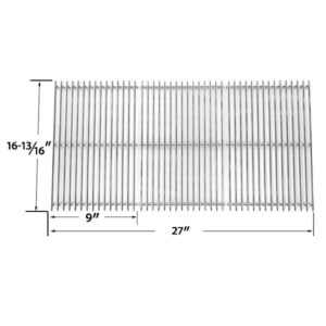 REPAIR PARTS FOR BACKYARD CLASSIC BY14-101-001-05 GAS GRILL MODELS, 3 PACK STAINLESS STEEL COOKING GRIDS