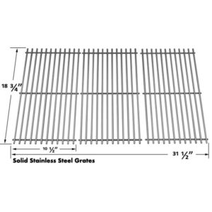 REPAIR PARTS FOR BAKERS AND CHEFS Y0101XC, Y0202XC, Y0202XCLP, Y0202XCNG GAS GRILL MODELS, 3 PACK STAINLESS STEEL COOKING GRIDS