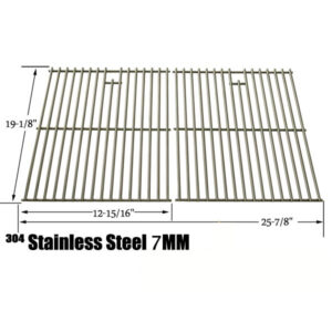 REPAIR PARTS FOR BAKERS AND CHEFS Y0656, Y0655, GR2039201-BC-00 GAS GRILL MODELS, STAINLESS STEEL COOKING GRATES, SET OF 2