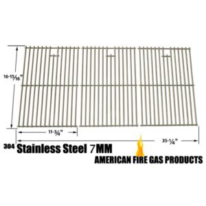 REPAIR PARTS FOR BBQ-PRO BQ04023-1, BQ04023, BQ04023-2 GAS GRILL MODELS, STAINLESS STEEL COOKING GRIDS, SET OF 3