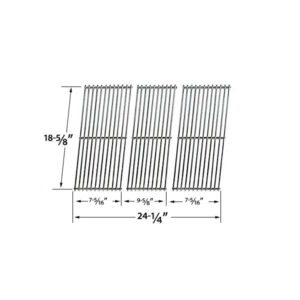 REPAIR PARTS FOR BBQ PRO BQ05041-28, BQ51009 GAS GRILL MODELS, STAINLESS STEEL COOKING GRIDS, SET OF 3
