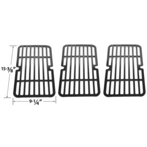 REPAIR PARTS FOR BRINKMANN 810-9211-S, 810-9410-F, 810-9410-M, 810-9000-F GAS GRILL MODELS, 3 PACK PORCELAIN STEEL COOKING GRIDS