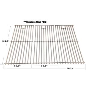 REPAIR PARTS FOR CHARBROIL 464220008, G50207, 415.16661800 GAS GRILL MODELS, STAINLESS STEEL COOKING GRIDS, SET OF 3
