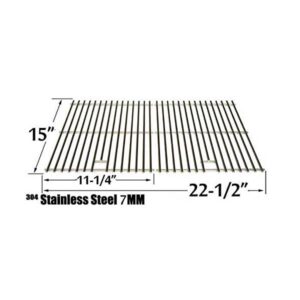 REPAIR PARTS FOR CHARBROIL GG2055, GG2056, GG2066, GG2067, G20600A, G20601A, G20602A GAS GRILL MODELS, SET OF 2 STAINLESS STEEL COOKING GRIDS