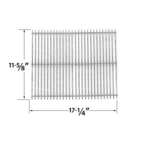 REPAIR PARTS FOR CHARBROIL GG610, GG622, GG600, GG600-CTC, GG606, GG608 GAS GRILL MODELS, STAINLESS STEEL COOKING GRID