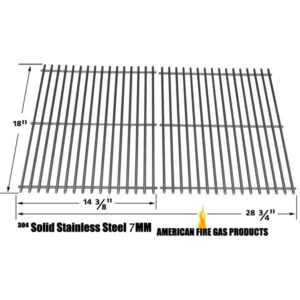 REPAIR PARTS FOR DUCANE 31421001, 3100, Affinity 3400, Affinity 4100, 3200 GAS GRILL MODELS, STAINLESS STEEL COOKING GRIDS, SET OF 2