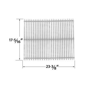 REPAIR PARTS FOR PATIO CHEF SS64, SS48 GAS GRILL MODELS, STAINLESS STEEL COOKING GRID