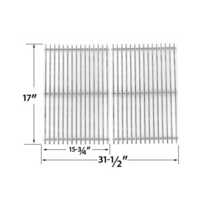 REPAIR PARTS FOR XPS XH1510, DXH-8501 GAS GRILL MODELS, STAINLESS STEEL COOKING GRIDS, SET OF 2